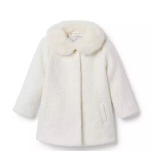 Janie and Jack Cream Pea Coat for Kids